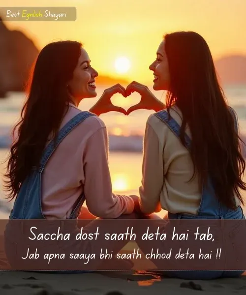 Best Friend Shayari in English for Girl