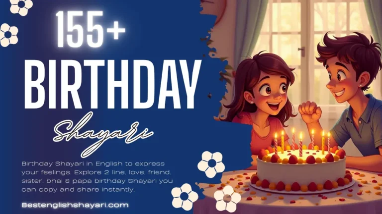 Best 155+ Happy Birthday Shayari in English – Birthday Wishes 2025