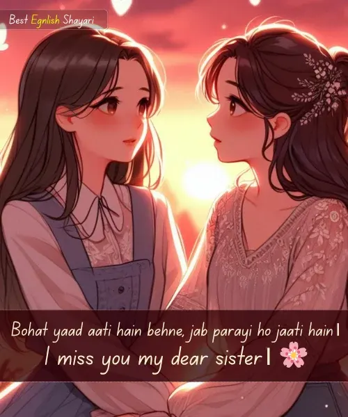 Miss You Sister Shayari in English
