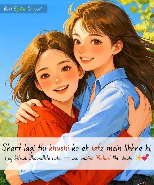 Sister Shayari in English